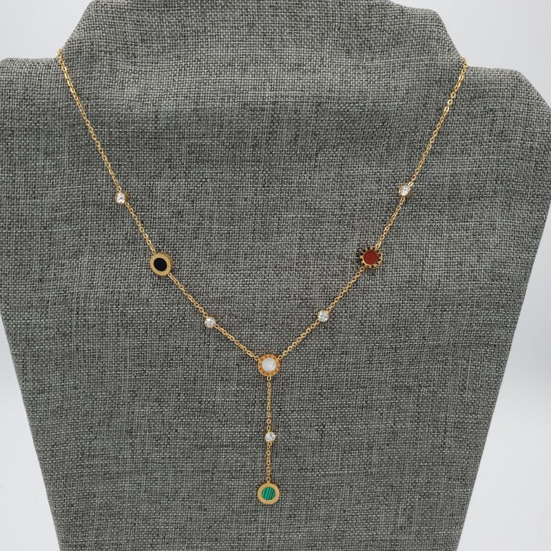 Colorful B*vlgari Necklace - Siwar Gallery