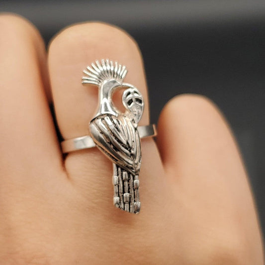 Hoopoe Bird Ring - Siwar Gallery