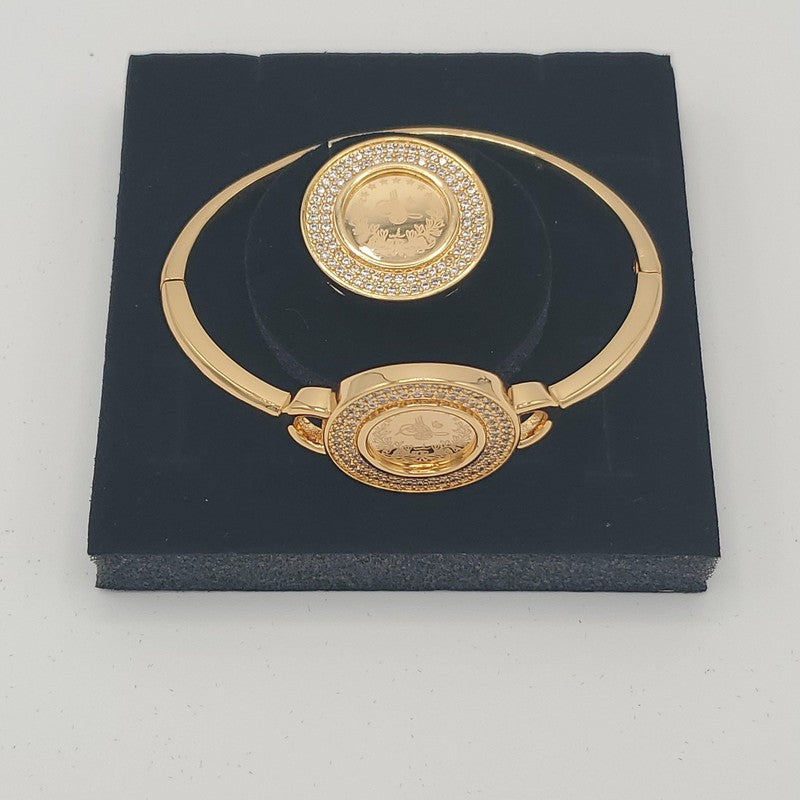 Lira Coin Bangle - Siwar Gallery