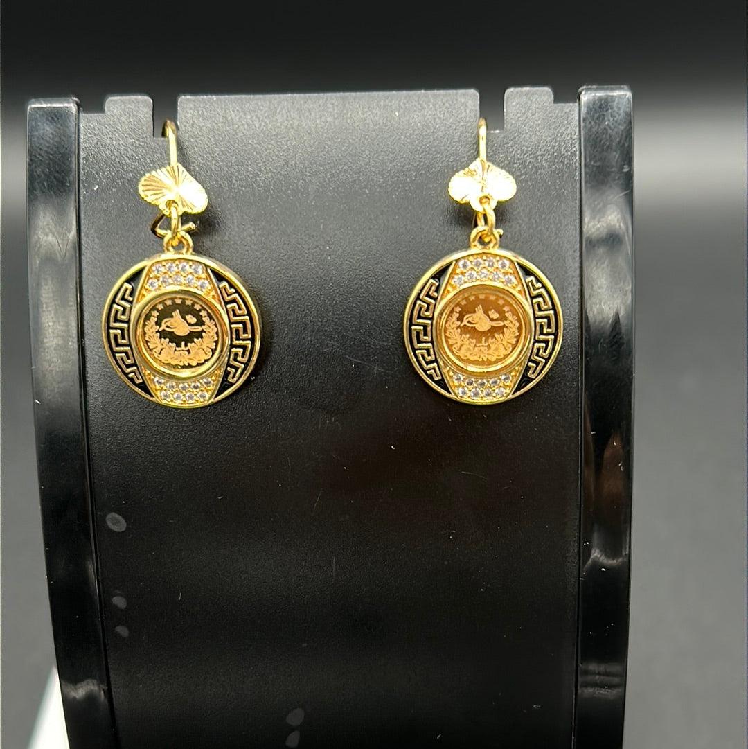 Lira Coin Earring - Siwar Gallery