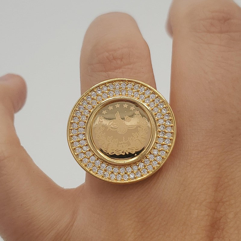 Lira Coin Ring - Siwar Gallery