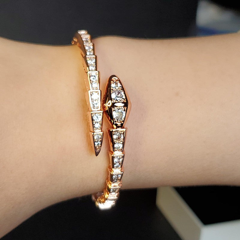 Snake Bangle - Siwar Gallery