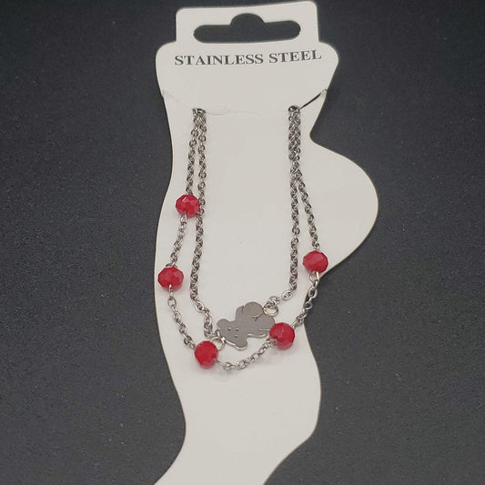 Teddy Bear Anklet - Siwar Gallery